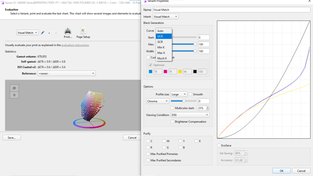 03-03-2025 Screenshot from PrintFactory Calibrator in latest PrintFactory version no. 6.8.4.12072 from 19 January 2025 used by PrintFactory dealer FILE TO PRINT T.Siniak Warsaw Poland. Copyright by PrintFactory, PrintFactory dealer printfactory-dealer.eu