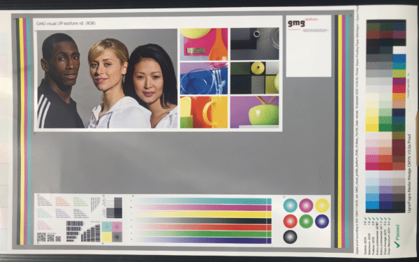 2025-08-19 PrintFactory GMG test printed from ProofMaster software via Epson 4900 pigment printer with ILS30 SpectroProofer. PrintFactory dealer (FILE TO PRINT) www.printfactory-dealer.eu