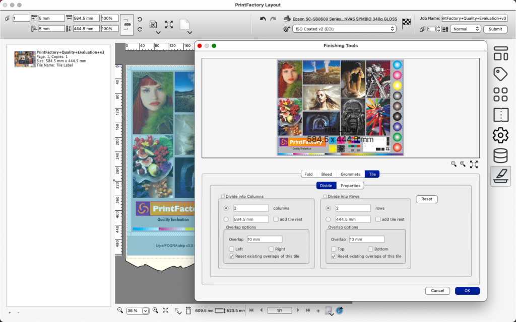 2026-05-21 at 13.25 PrintFactory Production Layout software macOS Finishing Tools in NFR version 2026_1_1_12499 FILE TO PRINT PrintFactory dealer Warsaw Poland